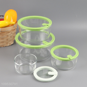 Good price glass food container crisper for home kitchen