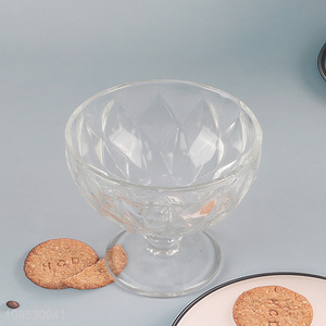 European Tall Glass Bowl Dessert Bowl Ice Cream Cup