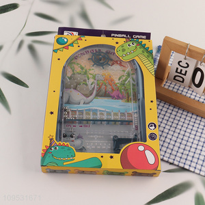 Good selling portable cartoon dinosaur pinball game board