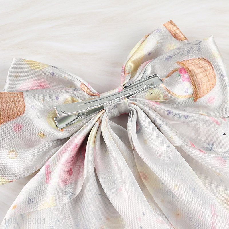 Good Quality Bow Streamer Hair Clip Easter Hair Decoration