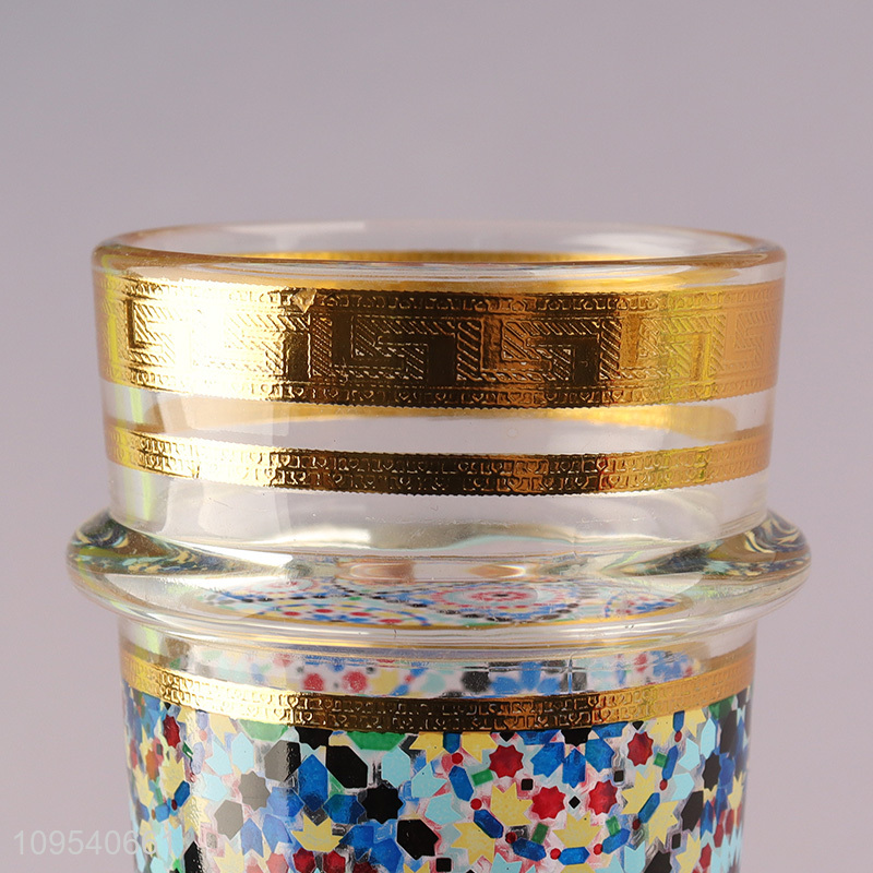 Popular products colorful glass water cup drinking cup