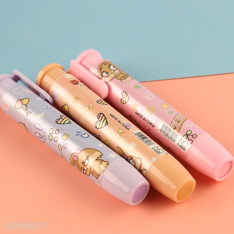 Hot sale cartoon rabbit stationery press eraser
