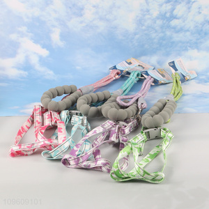 Online wholesale reflective pet harness leash for outdoor