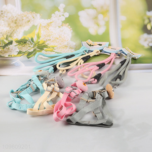 China wholesale outdoor dog pet harness leash set