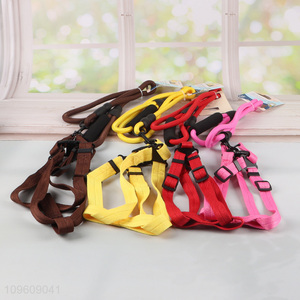 Good selling sponge handle pet harness leash