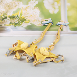 New style chick cute pet harness leash